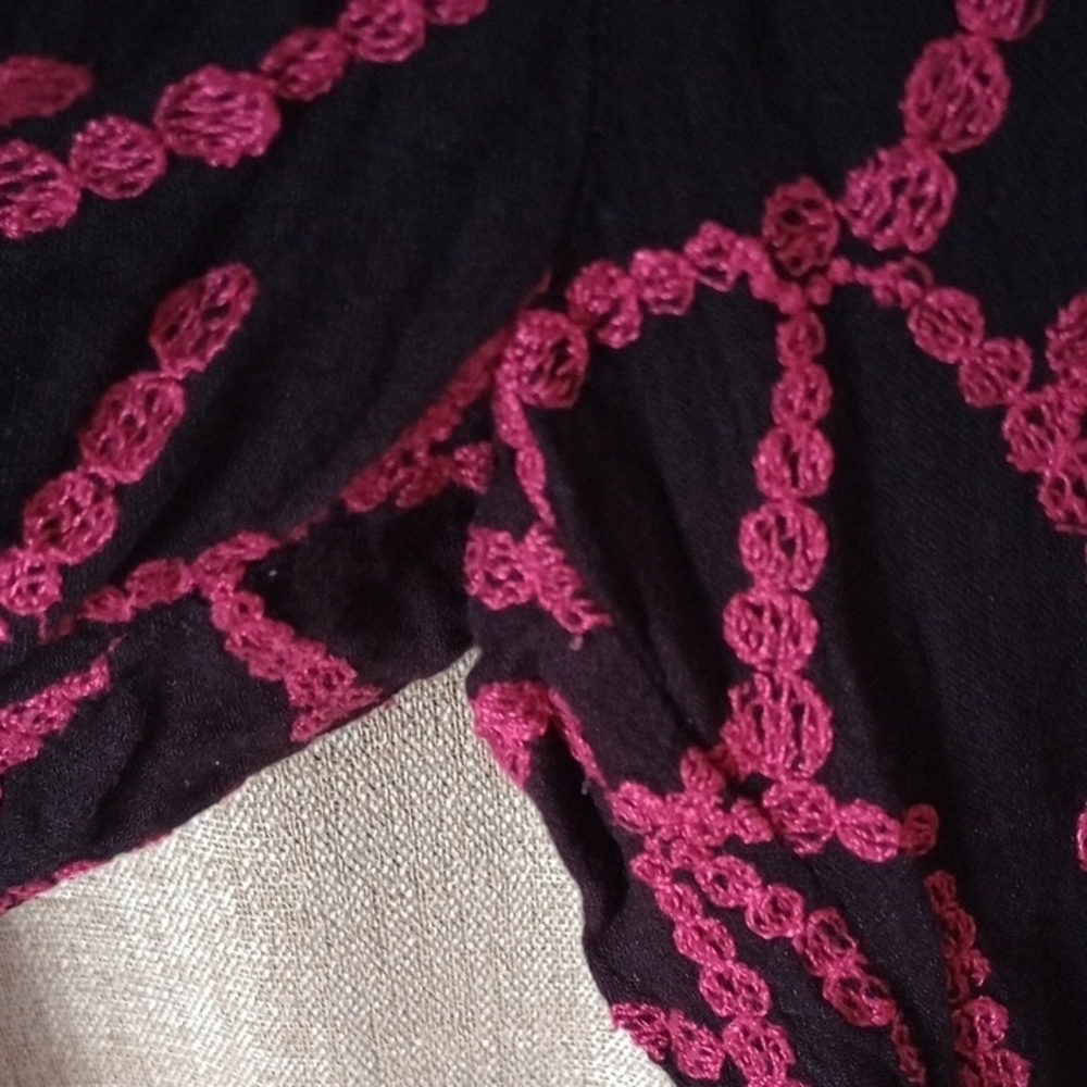 Free People Ankle Jeans with‎ Pink Pattern - Picture 4 of 11